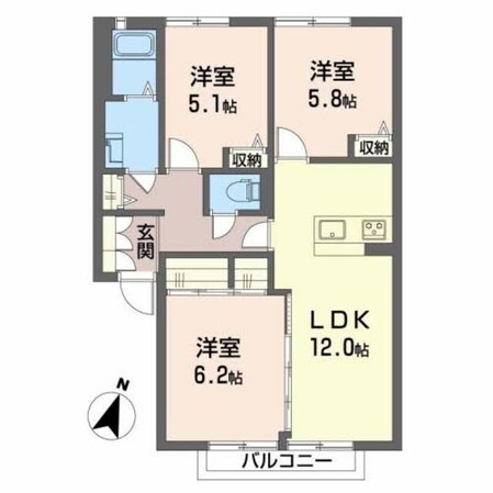 ユーカリハウスの物件間取画像